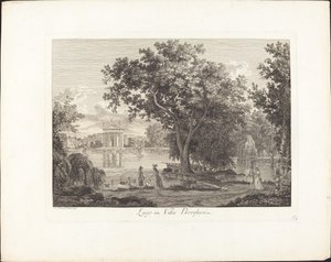 Lago ve vile Borghese od Albert Christoph Dies
