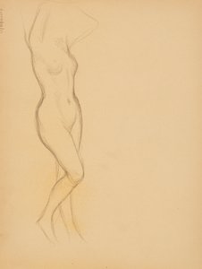 Nahý od Albert Edelfelt