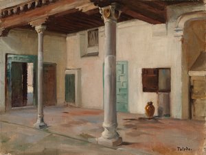 Nádvoří v Toledu od Albert Edelfelt