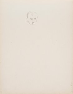 Hlava dítěte od Albert Edelfelt