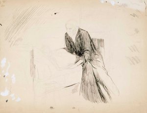 Dáma odpočívající na polštářích od Albert Edelfelt