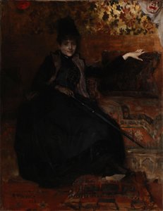 Lady in Black, Černá Thérèse od Albert Edelfelt