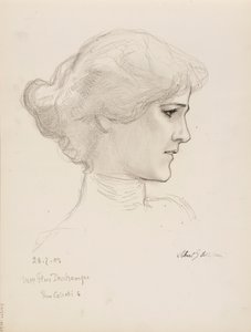 Paní Flore Deschamps od Albert Edelfelt