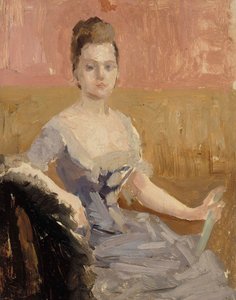 Portrétní studie hraběnky Augusty Lewenhauptové od Albert Edelfelt
