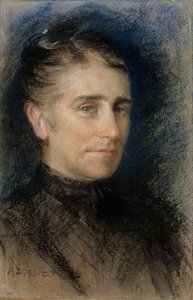 Portrét paní Emilie Krohnové od Albert Edelfelt