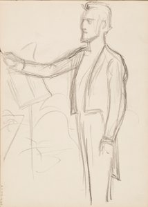 Robert Kajanus, skica k portrétu