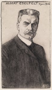 Autoportrét od Albert Edelfelt