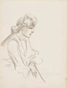 Sedící žena od Albert Edelfelt