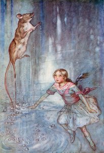 Ilustrace k Alence v říši divů (barevné lito)