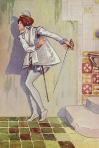 Shakespeare: Dvanáctá noc (barevné lito) od Albert Edward Jackson