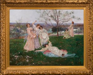 Jarní květiny, kolem roku 1897 od Albert Emile Artigue