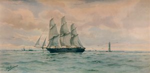 Přímořská krajina, c1895 od Albert Ernest Markes