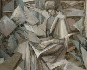 Žena s Phloxem od Albert Gleizes