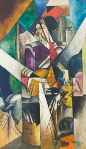 Žena se zvířaty (Madame Raymond Duchamp-Villon) od Albert Gleizes