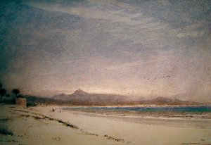 Alcudia Bay, Mallorca od Albert Goodwin