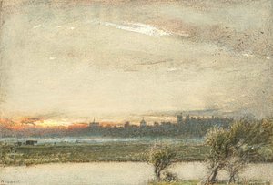 Hrad Arundel, Sussex (akvarel) od Albert Goodwin