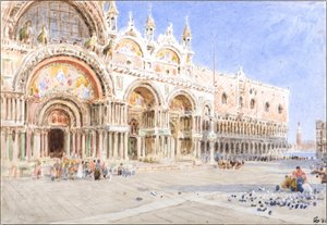St Marks, Benátky od Albert Goodwin