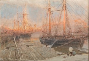 St Mary Redcliffe, Bristol od Albert Goodwin