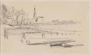 Kronborg při pohledu od západu od Albert Gottschalk