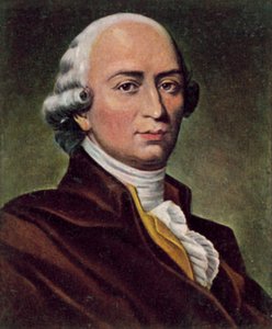 Johann Gottfried von Herder, německý filozof a básník (barevná litografie) od Albert Graefle