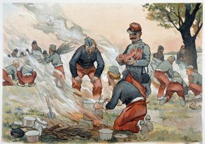 La Meals - v "" Vojenském albu"" od Alberta Guillauma (1873-1942), ca. 1900