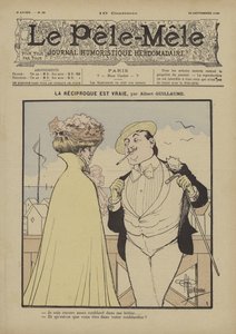 Opak je pravdou. Ilustrace pro Le Pele-Mele, 1900