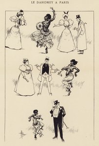 Dahomey v Paříži od Albert Guillaume
