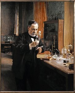 Louis Pasteur ve své laboratoři