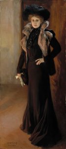 Portrét operní pěvkyně Aino Acté 1876-1944, 1901. od Albert Gustaf Aristides Edelfelt