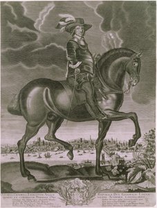 Jezdecký portrét Olivera Cromwella (1599-1658) kolem roku 1655