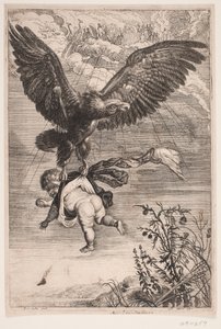 Ganymede je unesen orlem