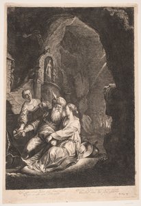Lot a jeho dcery od Albert Haelwegh