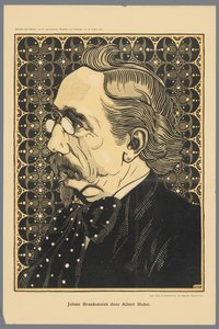 Dveře Johan Braakensiek Albert Hahn (titul na objektu)