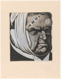 Karikatura Abrahama Kuypera po cestě do Bruselu a případu Heeckeren