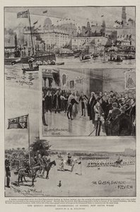 Oslavy narozenin královny v Sydney, Nový Jižní Wales od Albert Henry Fullwood