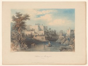 Pohled na Castello del Catajo v Battaglia Terme Hrad Battaglia (Padova) (název na objektu)