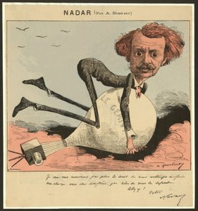 Nadar, hospoda. 1863 (barevné lito) od Albert Humbert