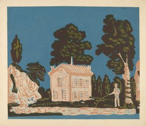 Tapeta pro Bandbox Covering, c. 1937.