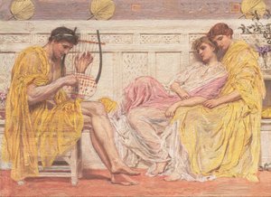 Hudebník od Albert Joseph Moore