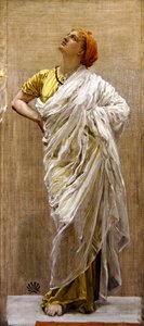 Studie ptáků, asi 1878 (olej a tužka na dvou plátnech) od Albert Joseph Moore