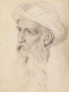 Studie pro hlavu Eliáše, 1860-61 od Albert Joseph Moore