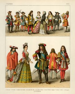 Francouzské kostýmy 1600 od Albert Kretschmer
