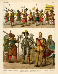 Německé kostýmy 1600 od Albert Kretschmer