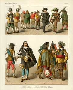 Nizozemské kostýmy 1600 od Albert Kretschmer