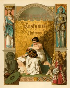 Titulní strana pro The Costumes of All Nations od Albert Kretschmer