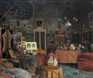 Sir Richard Burtons Study, 1889