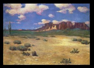 Arizona Landscape (olej na plátně) od Albert Lorey Groll