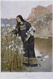 Žena fouká duhovku - Lynch, začátek 20. století od Albert Lynch
