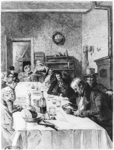 The Vauquer Boarding House, ilustrace z 