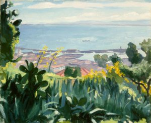 Alžír - Pohled z výšin Mustapha od Albert Marquet